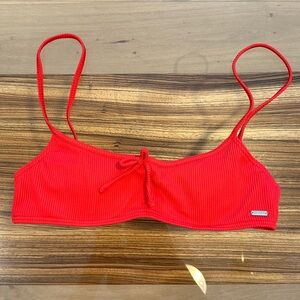 ROXY Mind Of Freedom Bralette Bikini Top in Poppy Red